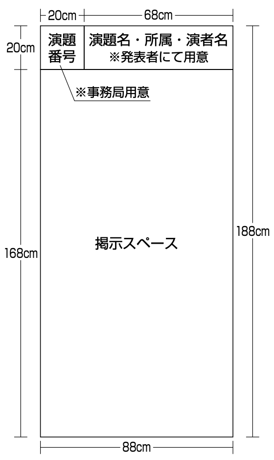 ポスター掲示スペース